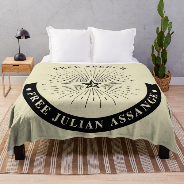 Item preview, Free Speech Free Julian Assange designed and sold by CharJens.