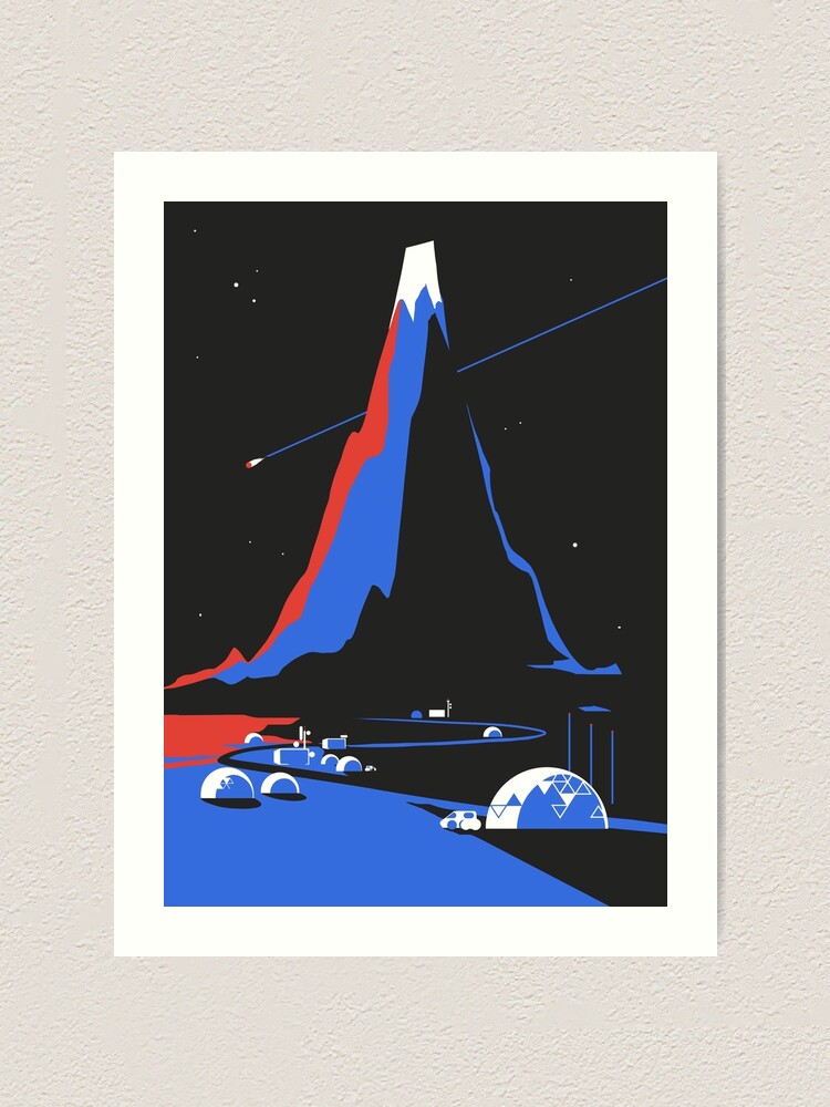Alternate view of Asteroid FlyBy Art Print