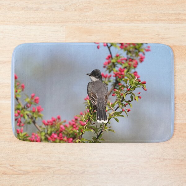Item preview, Kingbird And Pink Blossom Buds designed and sold by Deb Oppermann.