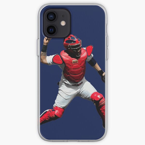 Yadier Molina of the St. Louis Cardinals Illustration iPhone Soft Case