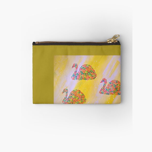 Item preview, Hand drawn doodle colorful swans  designed and sold by Maltez.