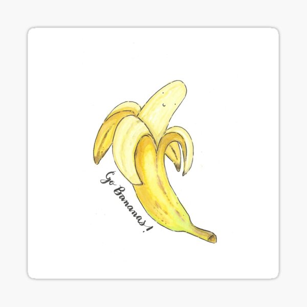 Go Bananas! Sticker