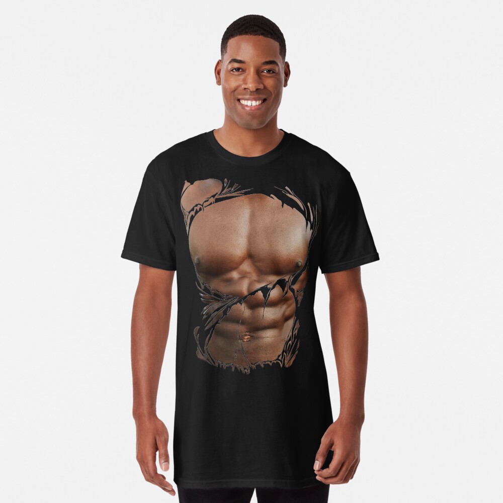 Create meme roblox t shirt muscle, ripped body t-shirt to get, muscle get