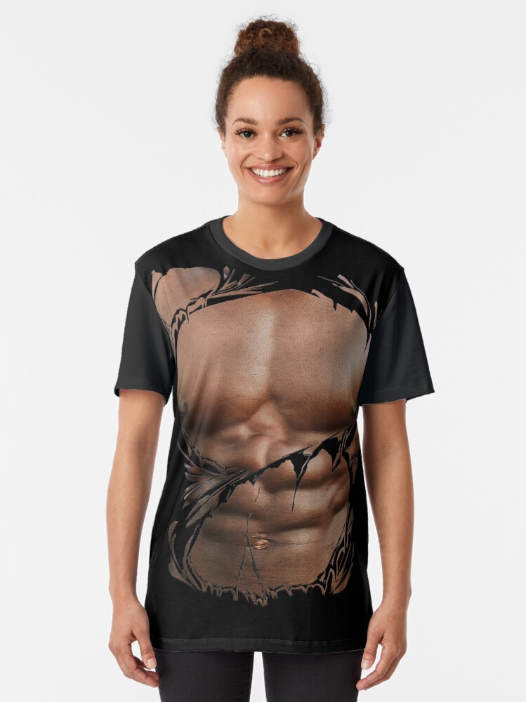 Create meme roblox t shirt muscle, ripped body t-shirt to get