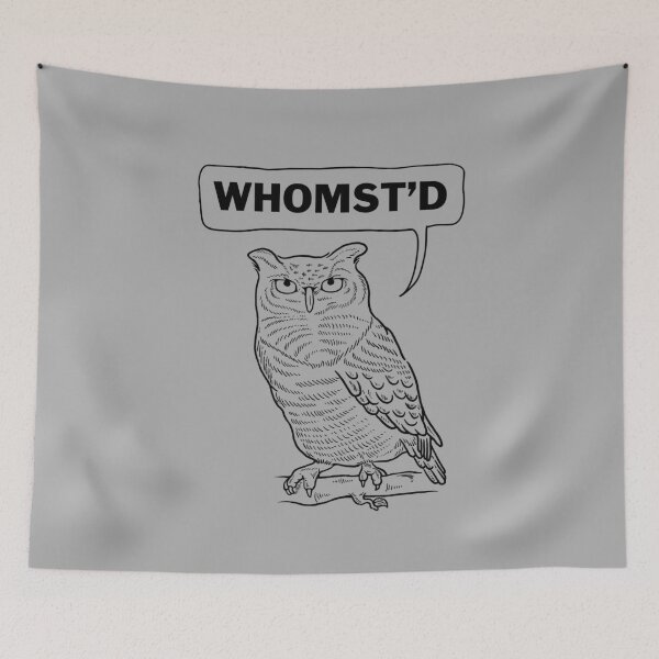 Artikelvorschau, Owl Whomst'd entworfen und verkauft von Yipptee Shirts.