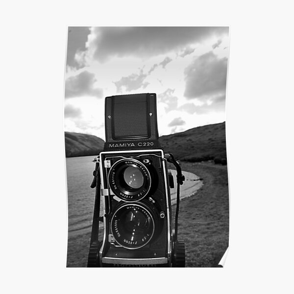 Mamiya C220 on Location. Poster