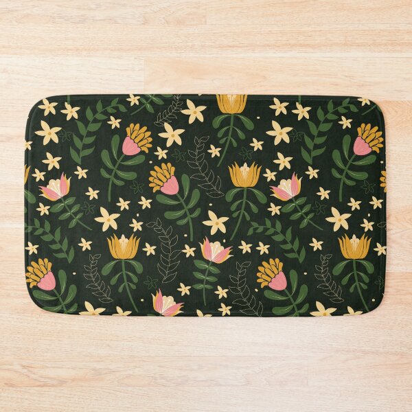Item preview, Folk Flower Repeat Print designed and sold by Kova  Rose.