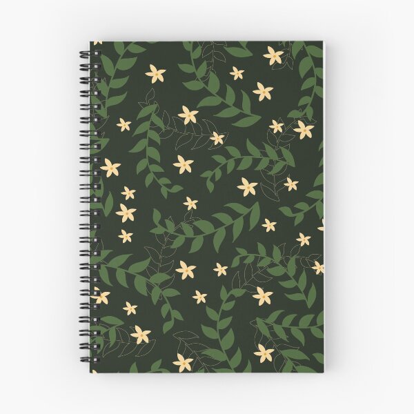 Item preview, Star Flower and Leaves Repeat Print designed and sold by Kova Rose.