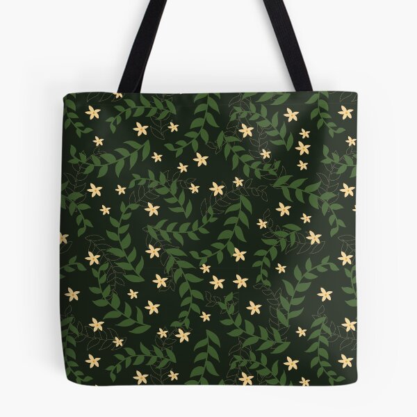 Item preview, Star Flower and Leaves Repeat Print designed and sold by Kova  Rose.