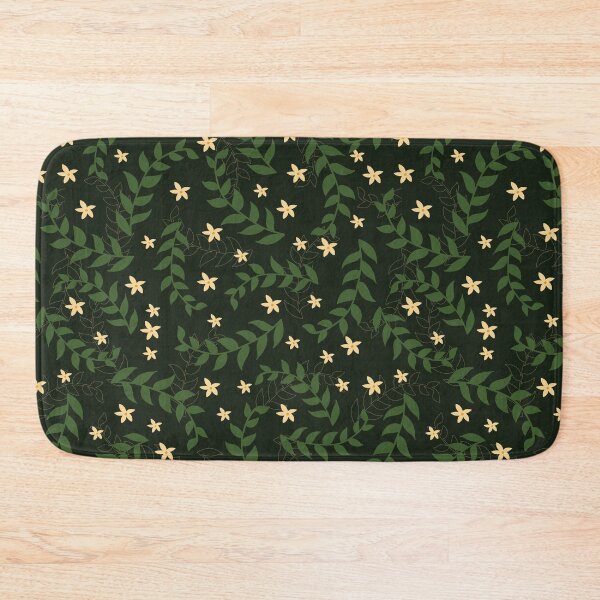 Item preview, Star Flower and Leaves Repeat Print designed and sold by Kova  Rose.