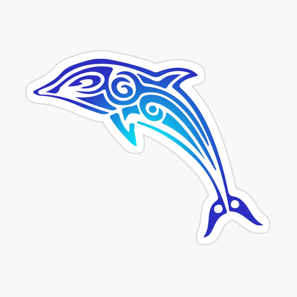 Tribal Dolphin Hawaii Islander Polynesian Maori Art