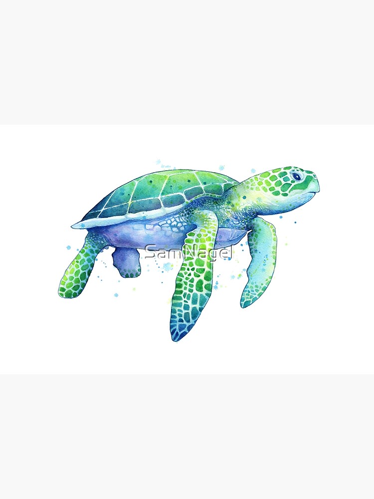 Artwork view, Green Sea Turtle designed and sold by SamNagel