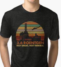 3.6 Roentgen nicht großartig, nicht schrecklich Chernobyl Nuclear Power Station Quote Vintage T-Shirt
