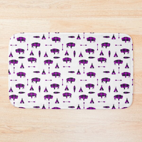 Item preview, Buffalo Tribe // Violet Check designed and sold by TLTextiles.