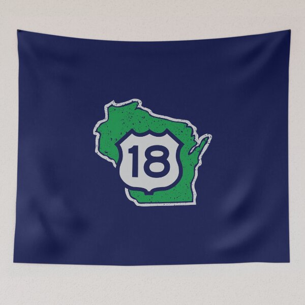 Item preview, Wisconsin U.S. Highway to the Stars Hwy 18 designed and sold by gstrehlow2011.