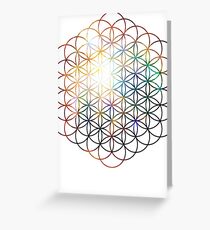 Heart of Orion Flower of Life | Sacred Geometry Greeting Card