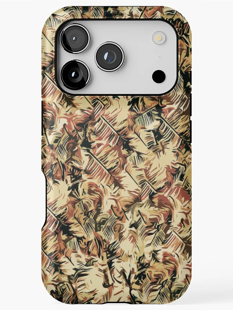 Thumbnail 1 of 4, iPhone Case, Abstract Organic Pattern designed and sold by TheaDesign.