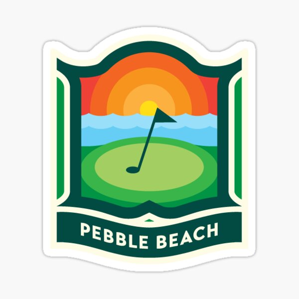 175. Pebble Beach, CA 2 Sticker