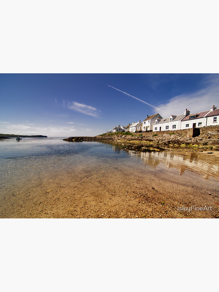 "Portnahaven Bay Reflections" Sticker for Sale by IslayFineArt Redbubble