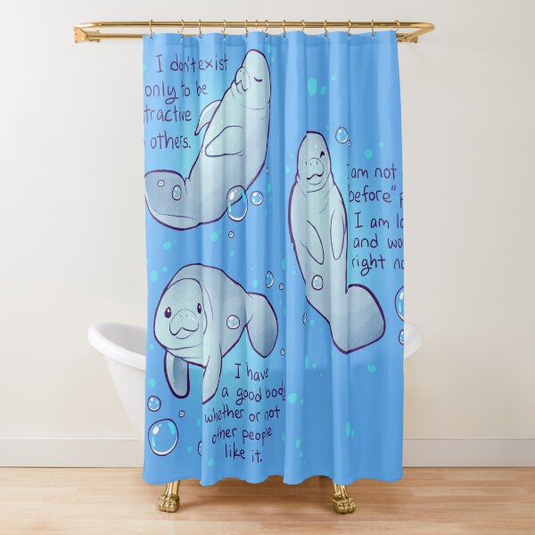 Butt Shower Curtain, Feminist Bath Curtains, Body Positive, Funny