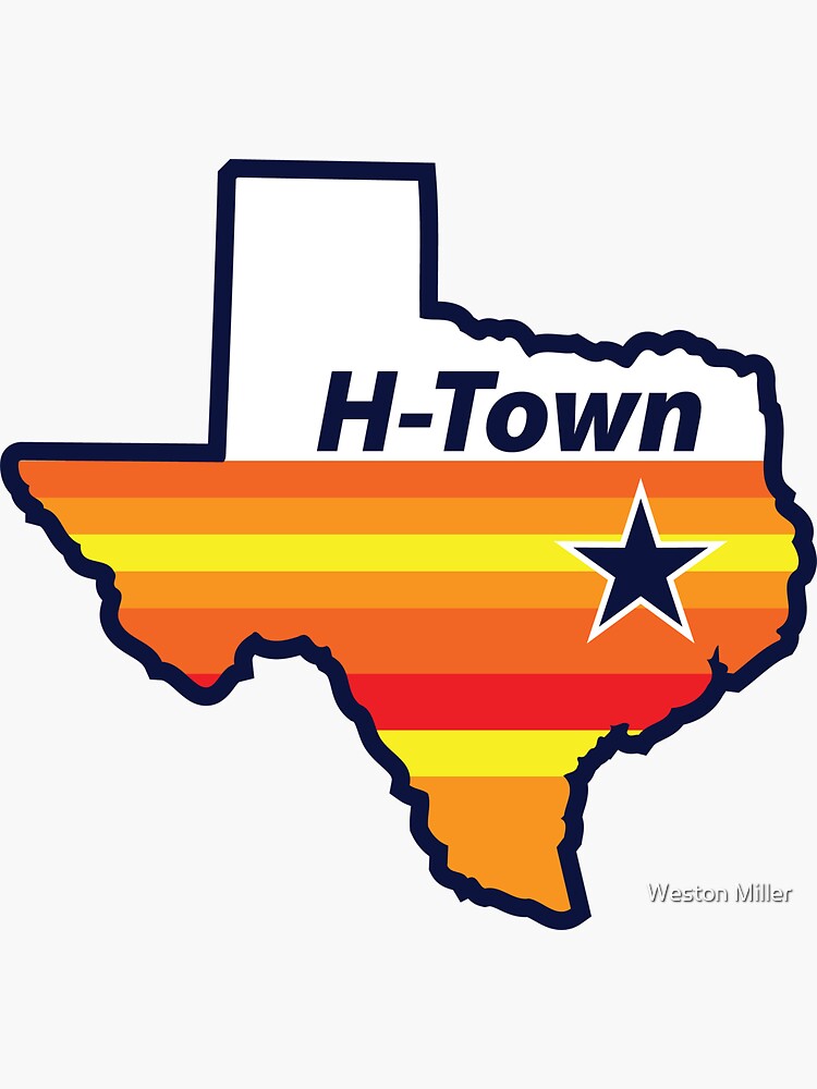 "HTown " Sticker for Sale by justinwmiller Redbubble