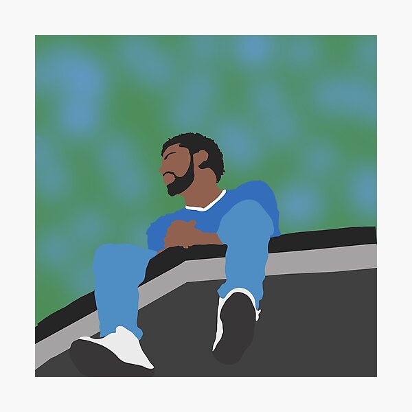 J. Cole Minimalist Album Cover Photographic Print