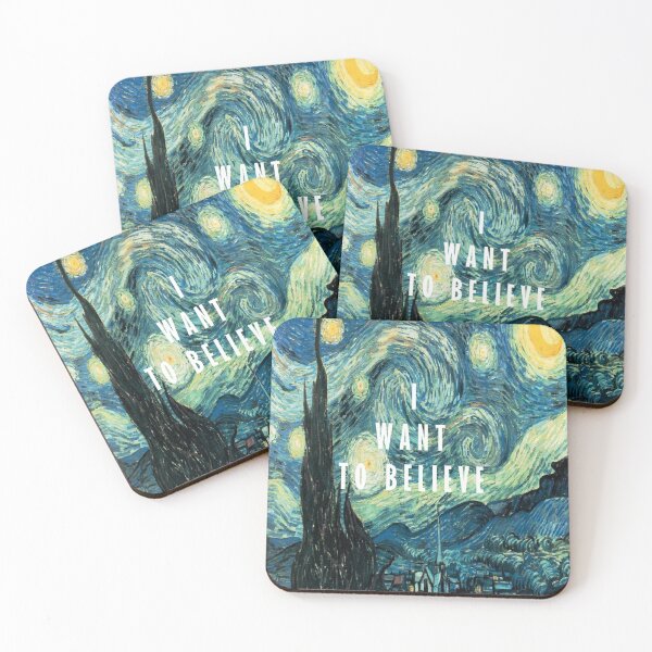 Item preview, I Want To Believe - Starry Night designed and sold by Haedder.