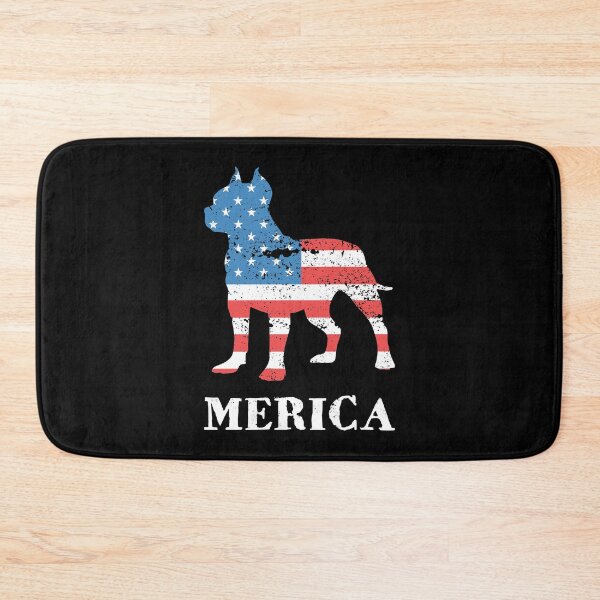 Item preview, MERICA Distressed Pit Bull American Flag designed and sold by SmartPooch.