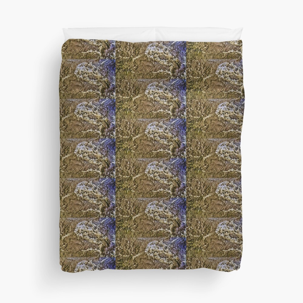 Roaring Fork River Run-Off No.2 Duvet Cover