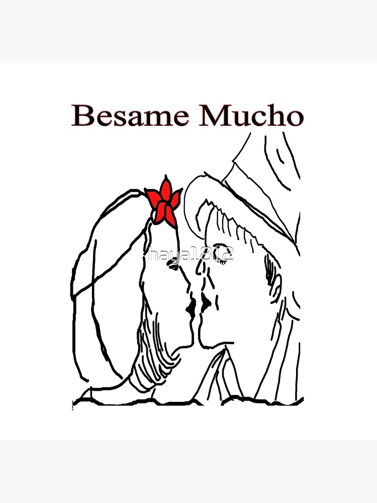" Besame mucho - Art + Products Design " Throw Pillow for Sale by ...