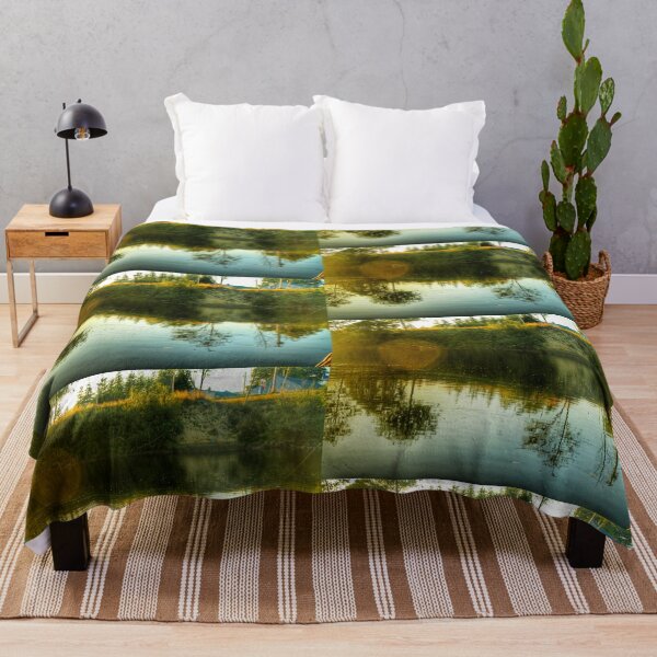 Item preview, 10 Mile Lake at Midday designed and sold by LemonsandInk.