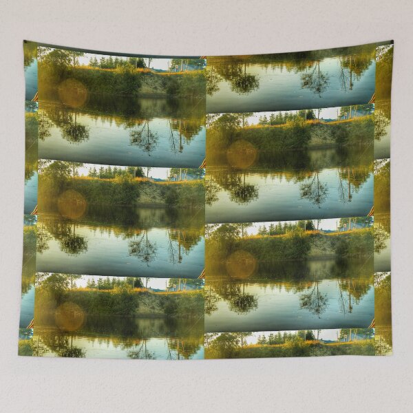 Item preview, 10 Mile Lake at Midday designed and sold by LemonsandInk.
