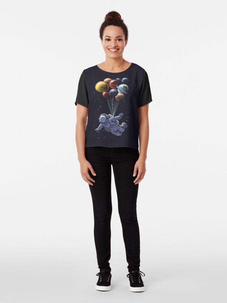 Alternate view of Space Travel Chiffon Top