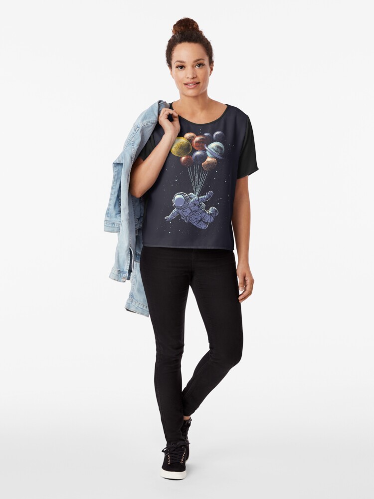Alternate view of Space Travel Chiffon Top