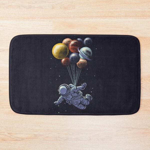 Space Travel Bath Mat