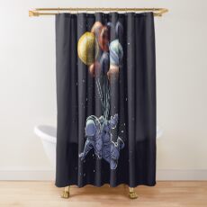 Space Travel Shower Curtain
