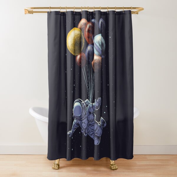 Space Travel Shower Curtain