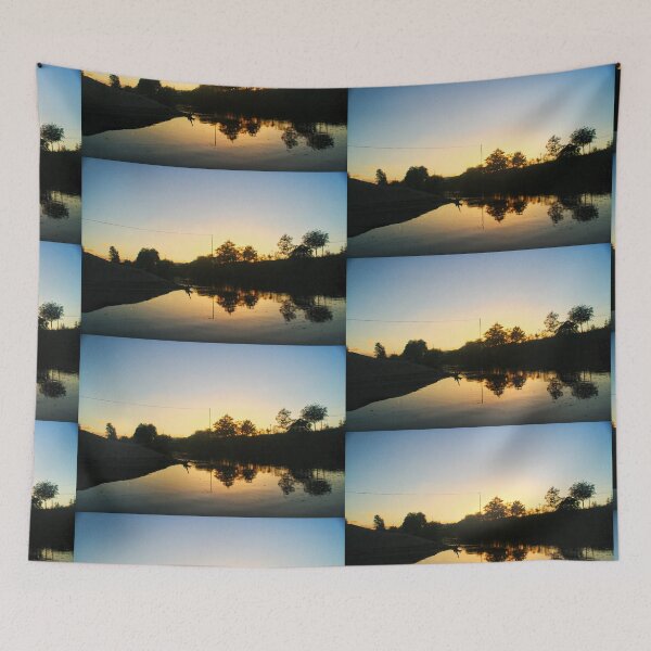 Item preview, 10 Mile Lake at Sunset designed and sold by LemonsandInk.