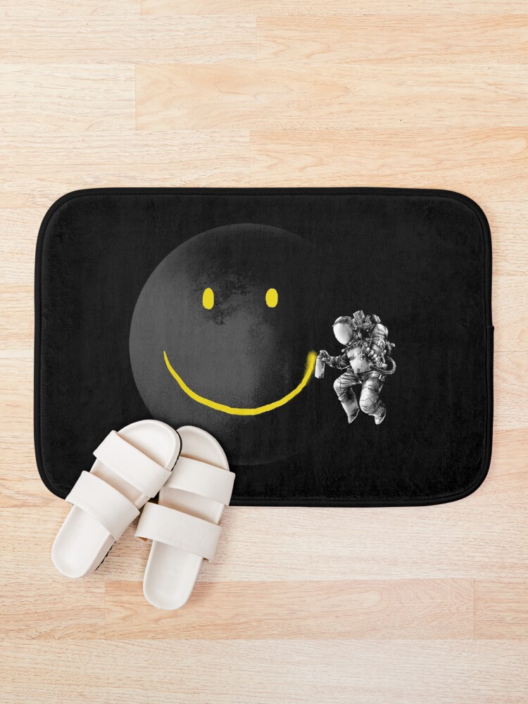 Alternate view of Make a Smile Bath Mat