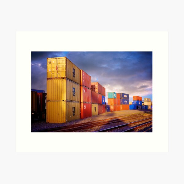 Item preview, Horsham Train Freight Depot designed and sold by mgimagery.