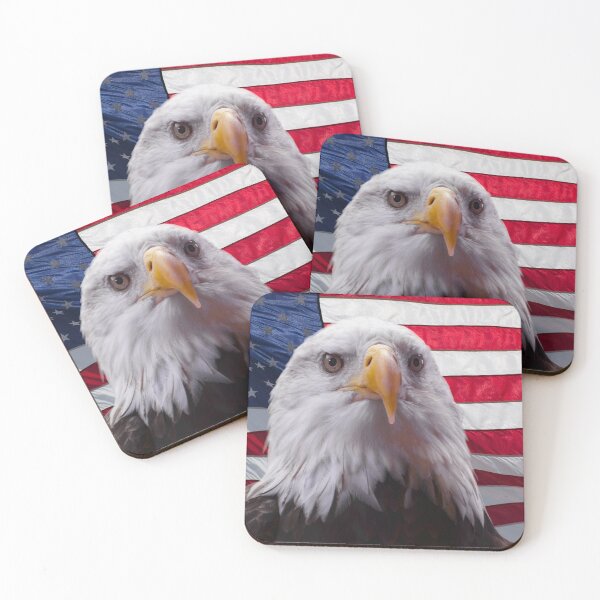 Item preview, American eagle and flag designed and sold by Zina Stromberg.