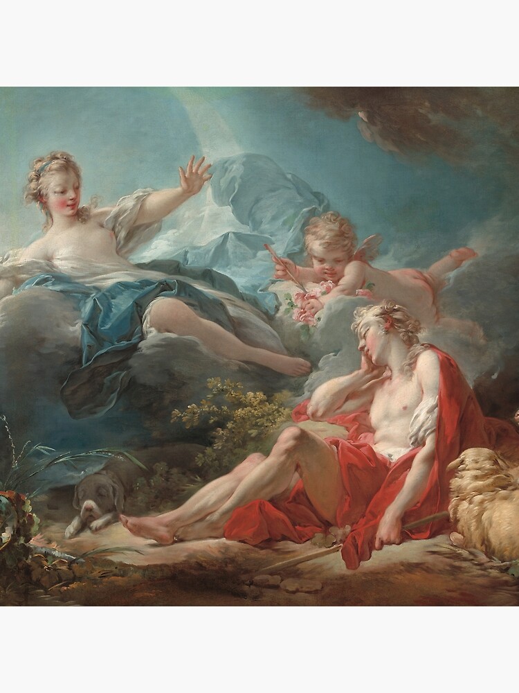 Diana and Endymion Oil Painting by Jean-Honoré Fragonard by podartist