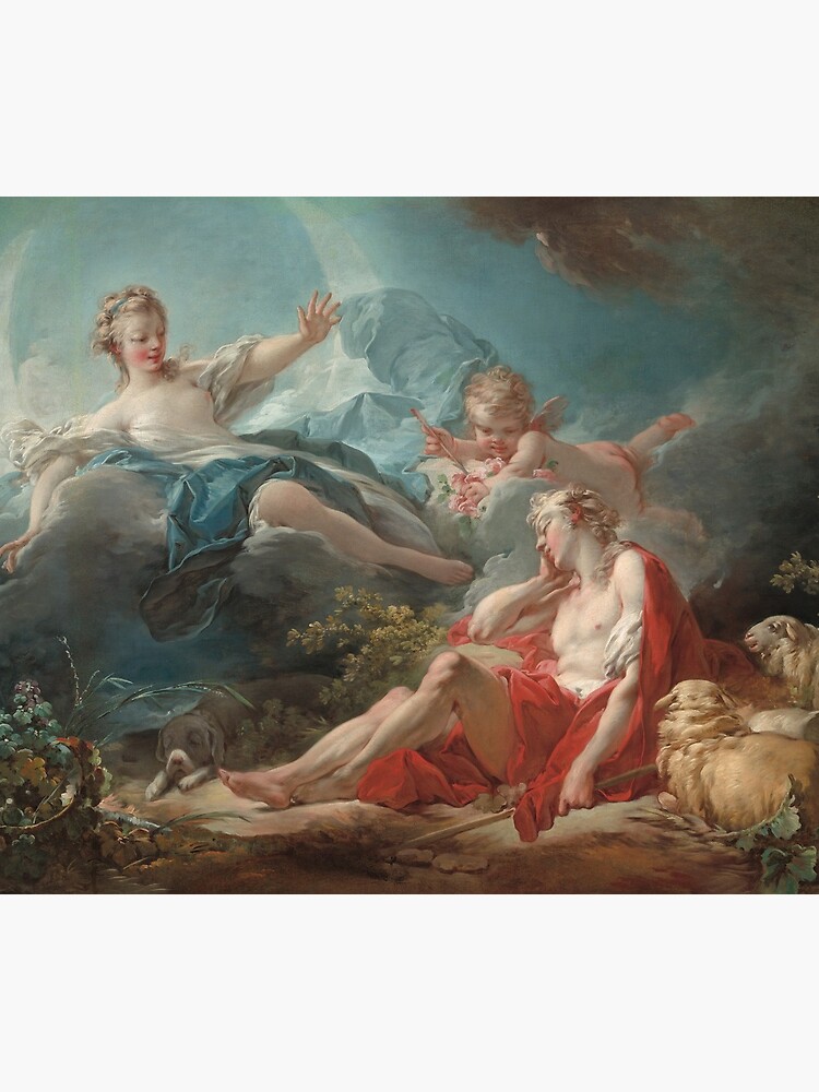 Diana and Endymion Oil Painting by Jean-Honoré Fragonard by podartist