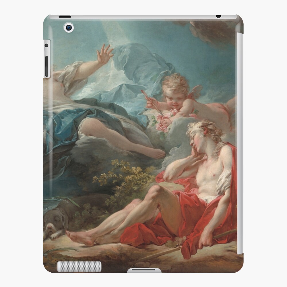 Diana and Endymion Oil Painting by Jean-Honoré Fragonard iPad Case & Skin