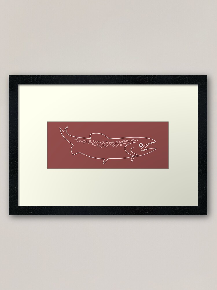 Alternate view of Fish Framed Art Print