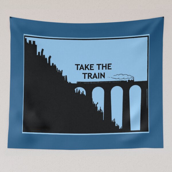 Item preview, Take The Train Blue designed and sold by VictorIos.