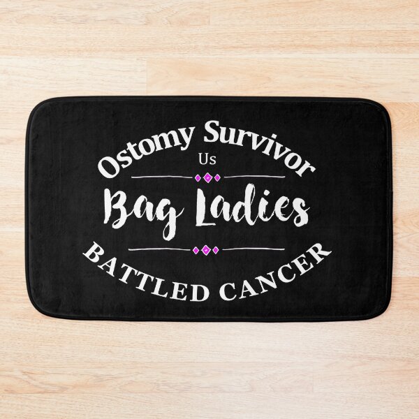 Item preview, Ostomy Survivor Bag Ladies Battled Cancer Colon Rectal Cancer designed and sold by wordsonly.