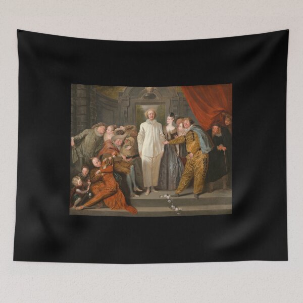 Item preview, The Italian Comedians (Watteau) designed and sold by ArtHistorical.