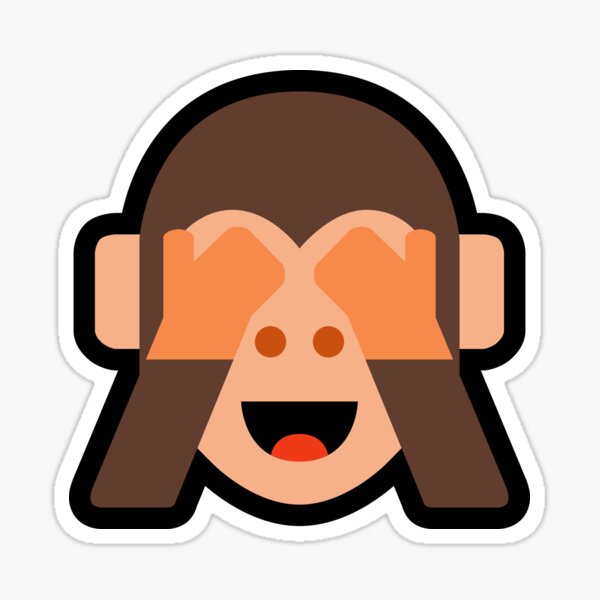 Cheeky Monkey Emoji Stickers Redbubble