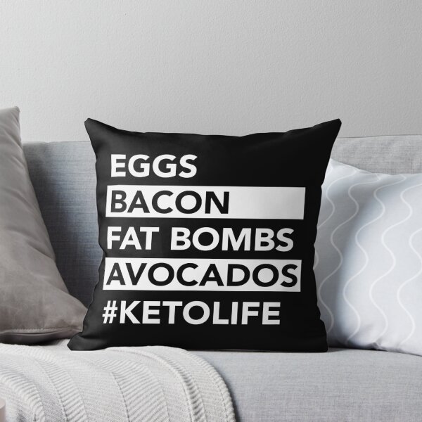 Item preview, Keto Diet Ketogenic Food Bacon Eggs Avocados Low Carb Life design designed and sold by CreatedByHeidi.